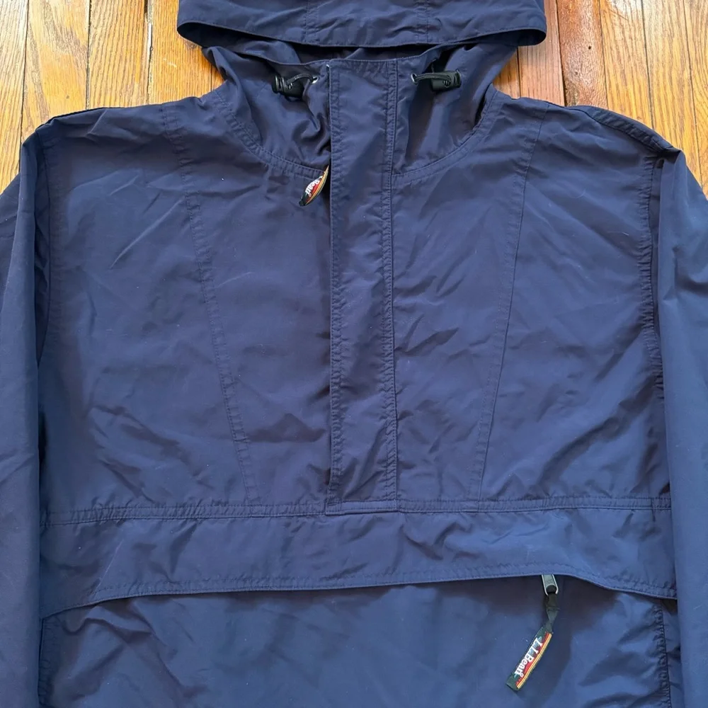 L.L.Bean Mountain Classic Anorak Pullover Lightweight Y2K Vintage Jacket - Picture 2 of 14
